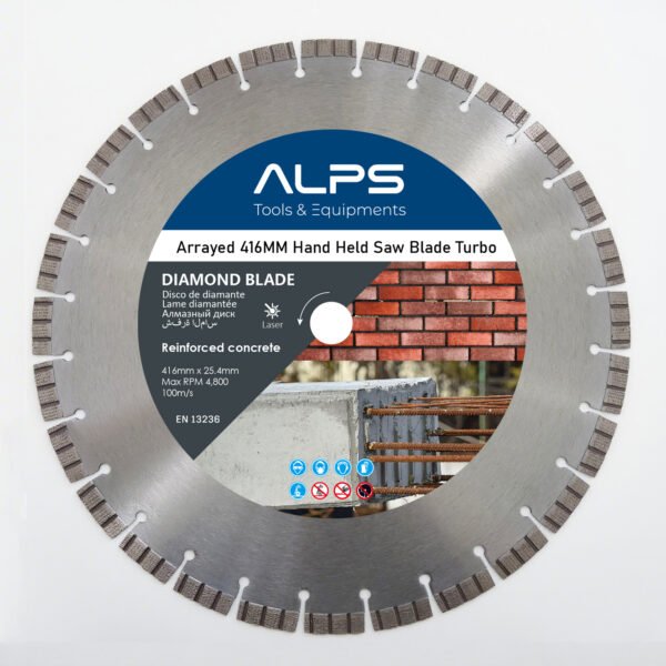 ALPS Arrayed Diamond Blade for Hand Held Saw 416mm for Australia and New Zealand