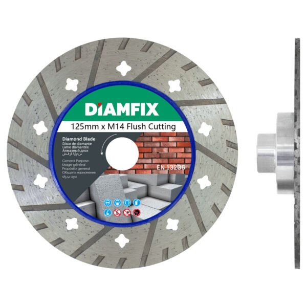 DIAMFIX Universal Diamond Blade Flush Cutting with M14 flange
