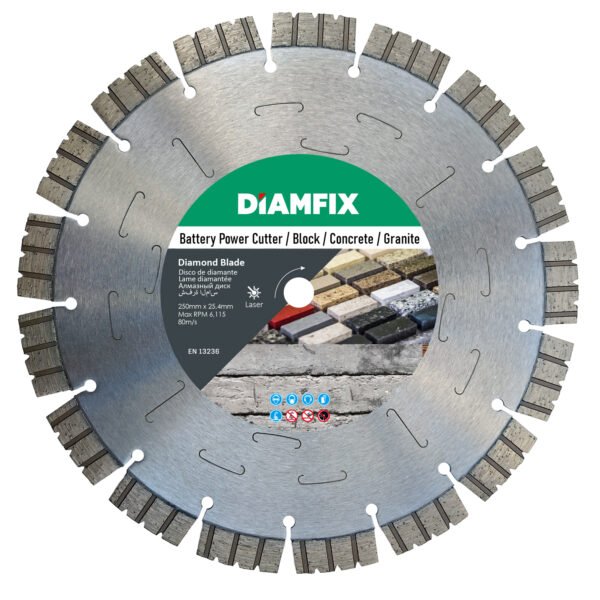 Diamfix-Laser-Weld-Saw-Blade-for-Battery-Power-Cutter-Husqvarna-K540i
