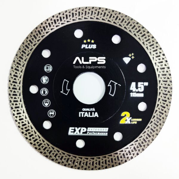 Super Thin Continuous Mesh Rim Diamond Blade for Porcelain & Ceramic Tiles