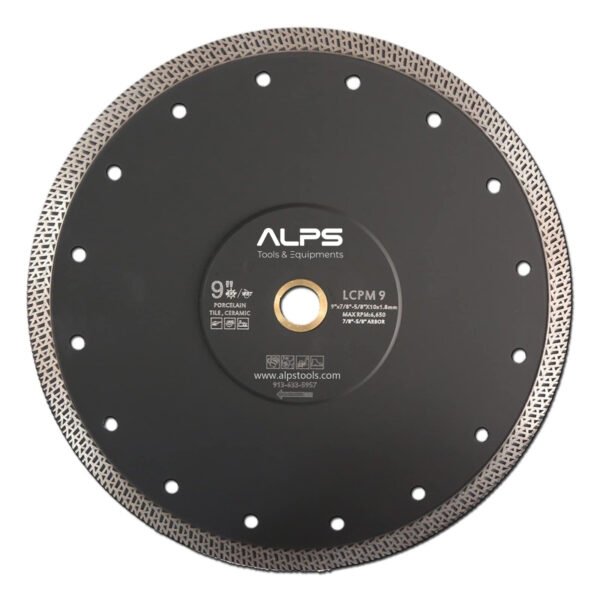 Super Thin Continuous Mesh Rim Diamond Blade for Porcelain & Ceramic Tiles