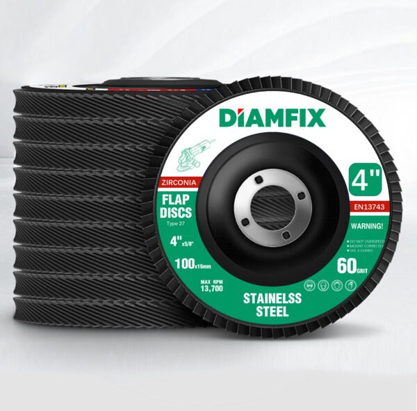 DIAMFIX FLAP DISCS FOR STAINLESS STEEL 1