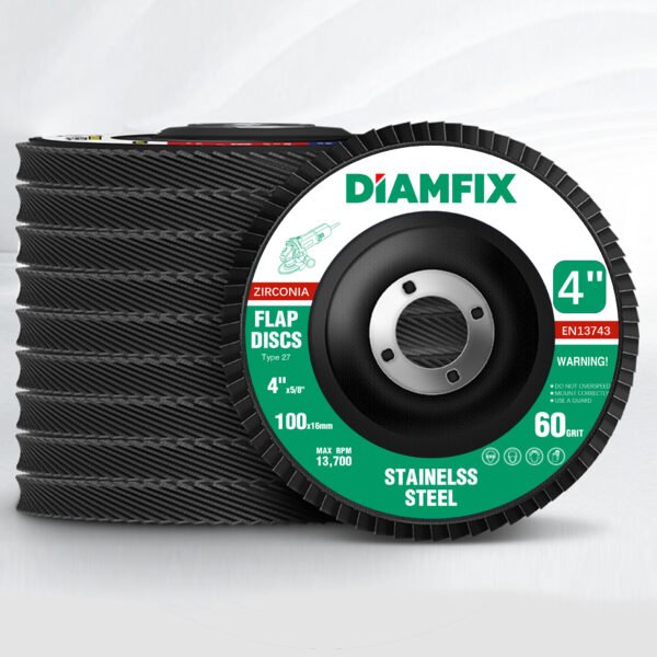 DIAMFIX FLAP DISCS FOR STAINLESS STEEL 1