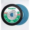 DIAMFIX FLAP DISCS FOR STAINLESS STEEL STEEL BACKING