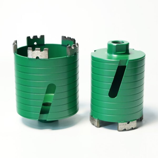 Laser Welded Diamond Core Bits Turbo Segments Dry Drilling for Concrete and Bricks 68mm and 82mm