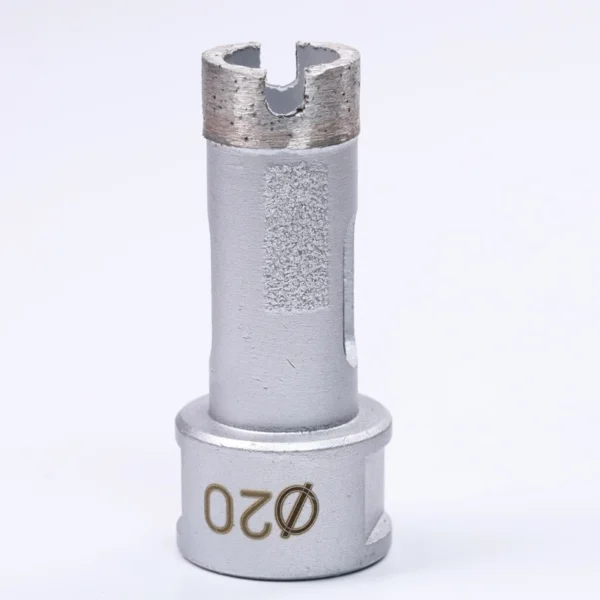 Crown Segment Diamond Core Bits with Side Protection Diamond Stripes for Stone, Tile, Granite & Marble (Dry Use, 6mm–150mm)