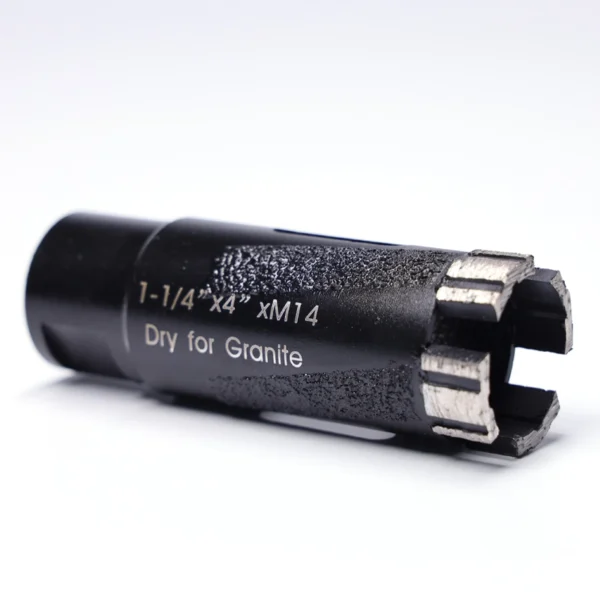 Segmented Turbo Diamond Core Bits with Side Diamond Protection for Granite, Marble, Stone & Tile (Dry Use, 6mm–150mm)