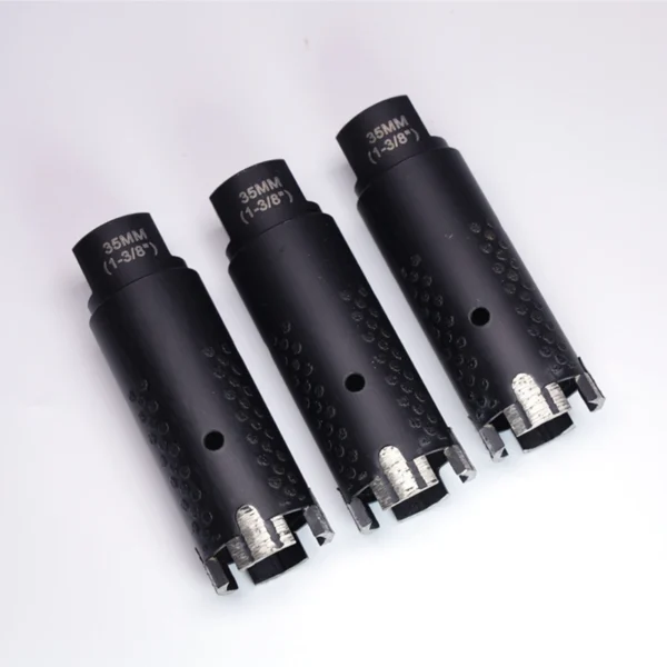 Segmented Turbo Diamond Core Bits with Side Diamond Protection for Granite, Marble, Stone & Tile (Dry Use, 6mm–150mm)