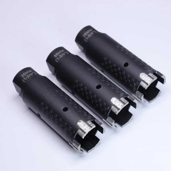 Segmented Turbo Diamond Core Bits with Side Diamond Protection for Granite, Marble, Stone & Tile (Dry Use, 6mm–150mm)