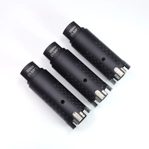 Segmented Turbo Diamond Core Bits with Side Diamond Protection for Granite, Marble, Stone & Tile (Dry Use, 6mm–150mm)