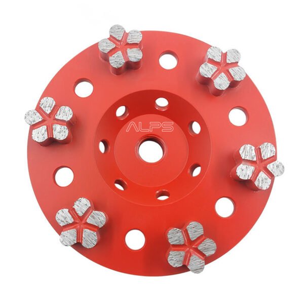 ALPS Flower Shape Segmented Diamond Cup Wheel (100mm - 180mm) The Ultimate Edge - Grinding Solution for Multiple Surfaces