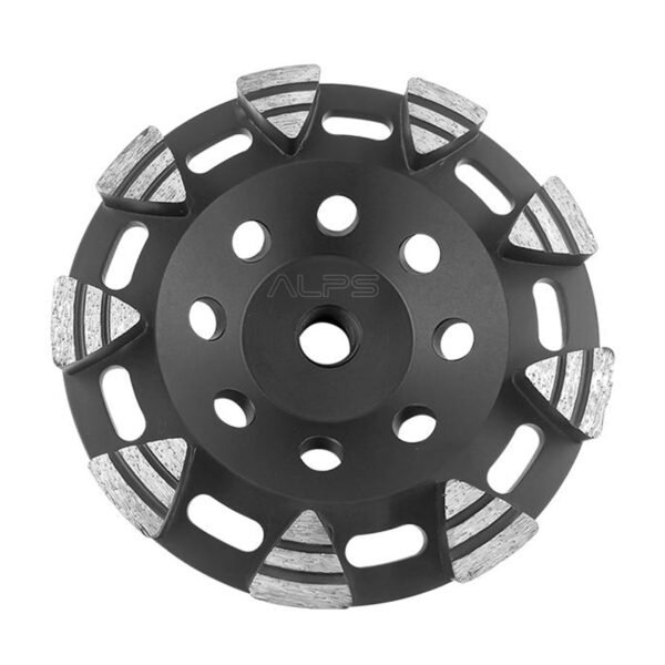 ALPS Welded Triangle Segmented Cup Wheel (100mm - 180mm) Precision Edge - Grinding for Diverse Surfaces