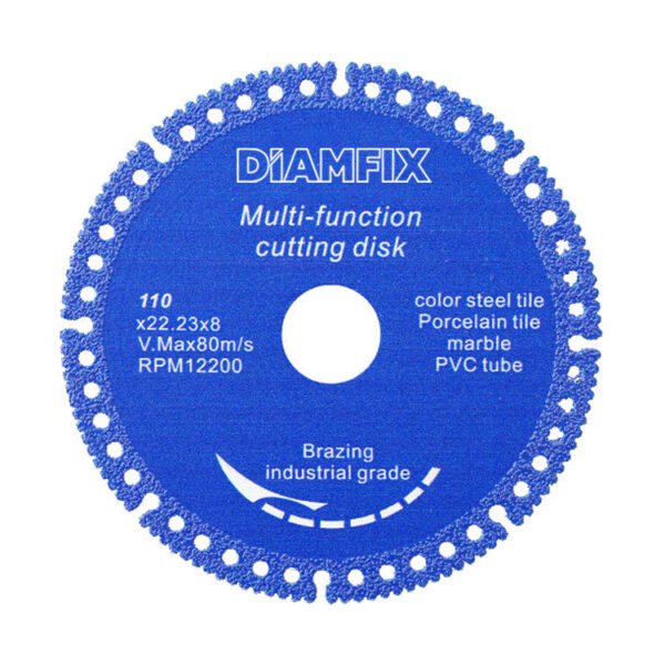 DiamFix Multifunctional Vacuum Brazed Diamond Saw Blade for Steel Stone and Plastic (5)