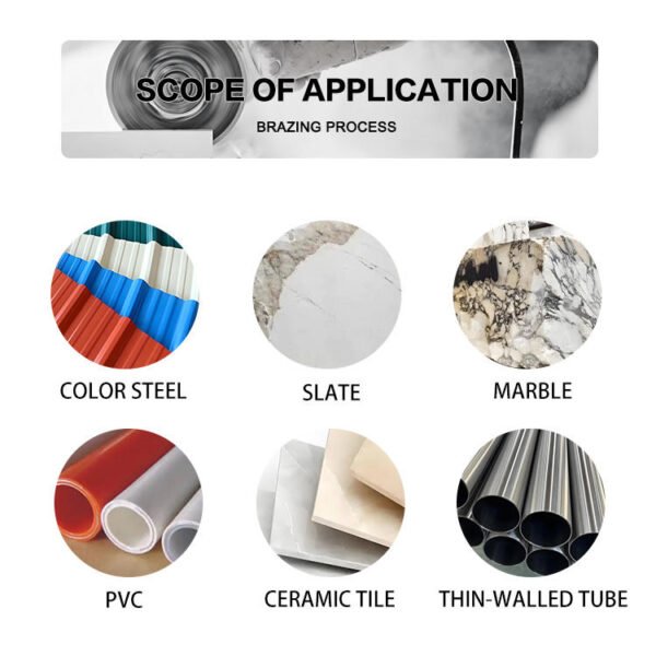 Multifunctional Vacuum Brazed Diamond Saw Blade for Steel Stone and Plastic