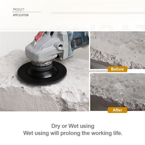 Sintered Diamond Rhombus-Shaped Grinding Cup Wheel Cutting Wheel for Rough Grinding Concrete Masonry Marble