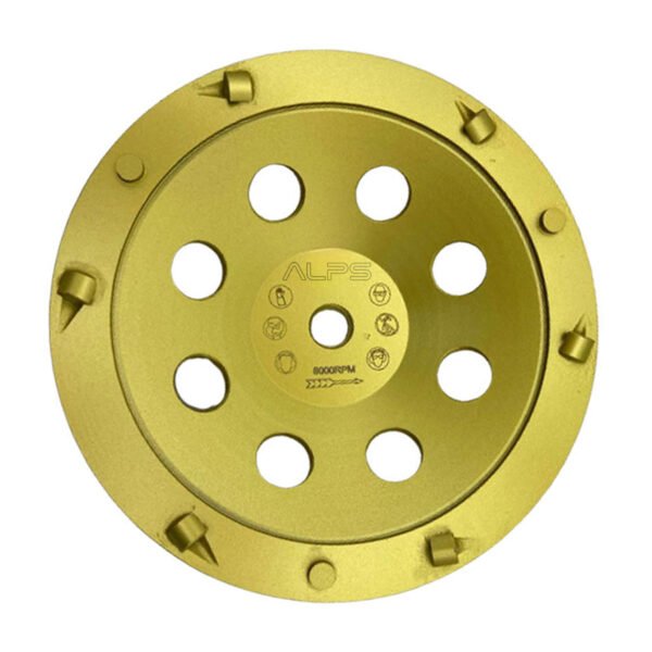 7 Inch PCD Diamond Grinding Cup Wheel – Superior Performance for Floor Coating Removal